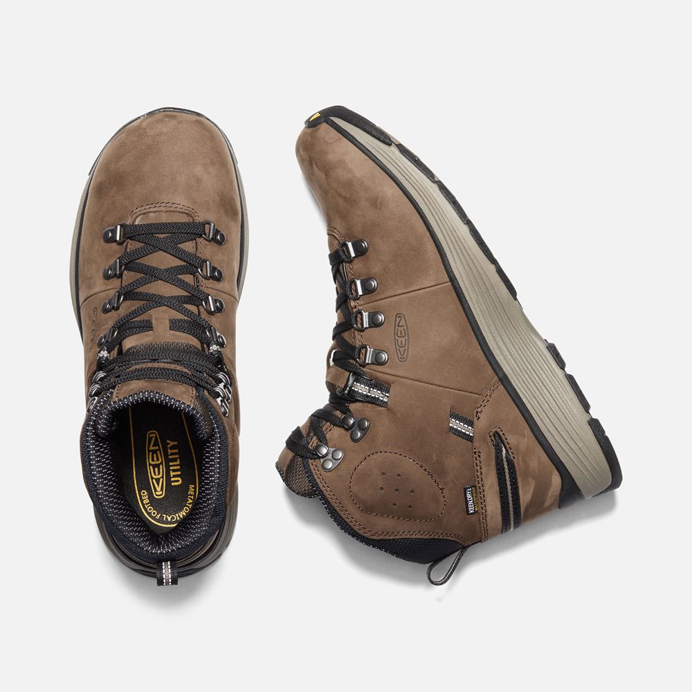 Botte de Travail Keen Homme Marron | Manchester 6\" Wp (Soft Toe) | OPMHY-0147